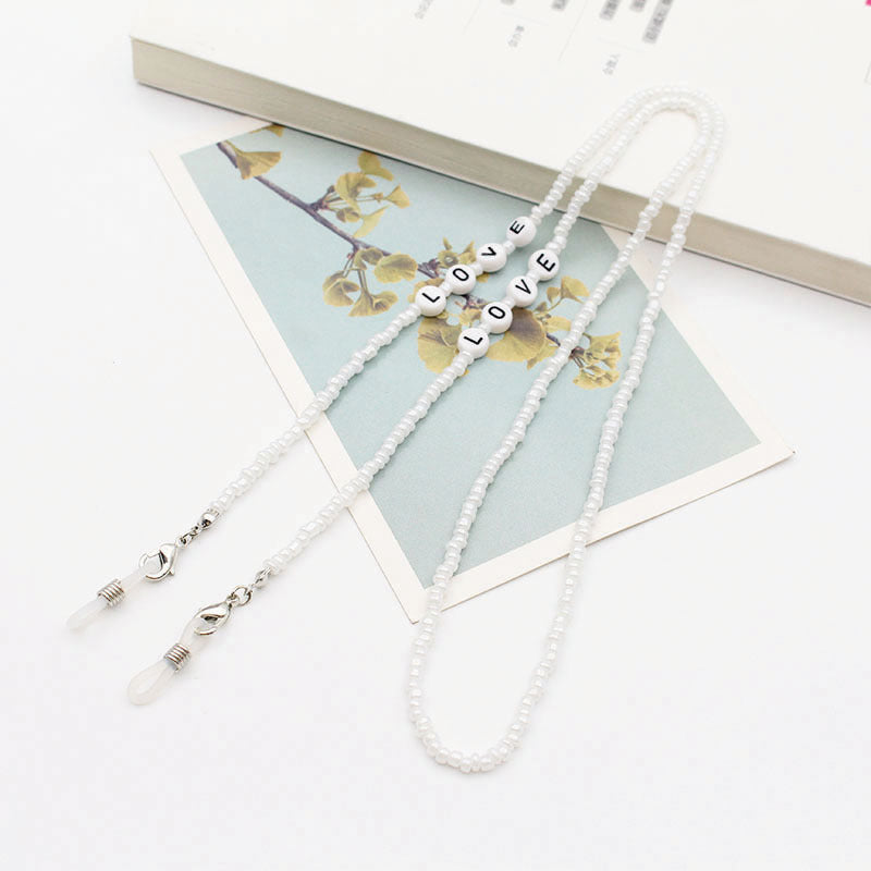 Eyeglasses Chain Letter Chain Color Mix Necklace - The Number 1 Things