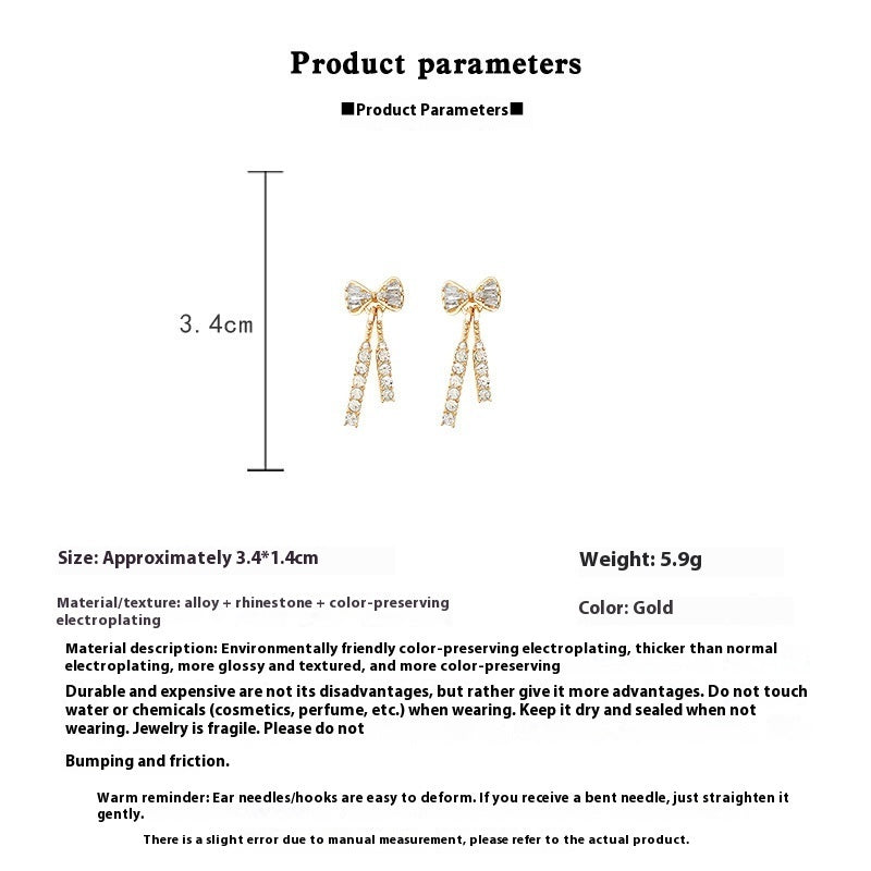 INS Butterfly Earrings With Rhinestones Fashion Temperament Jewelry - The Number 1 Things