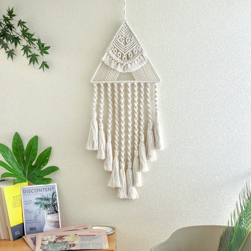 Handwoven Home Decor Triangle Dream Catcher Pendant - The Number 1 Things