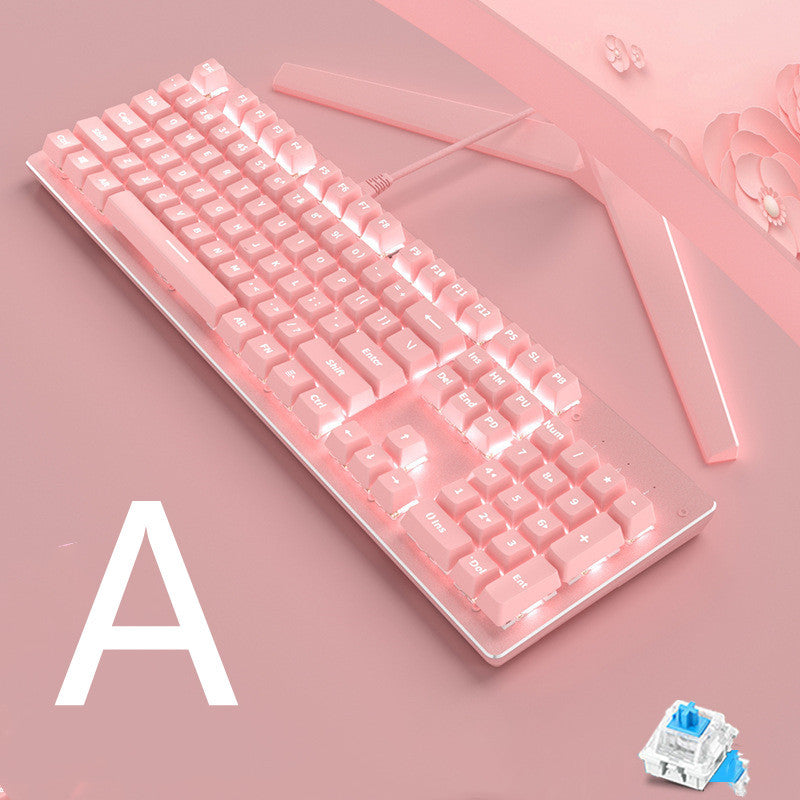Wireless Mechanical Keyboard Mouse Set Game Office Retro - The Number 1 Things