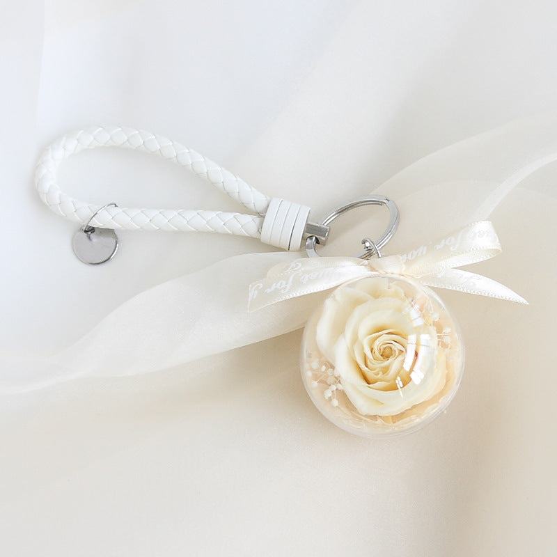 Preserved Flower Keychain Car Bag Hanging Gift - The Number 1 Things