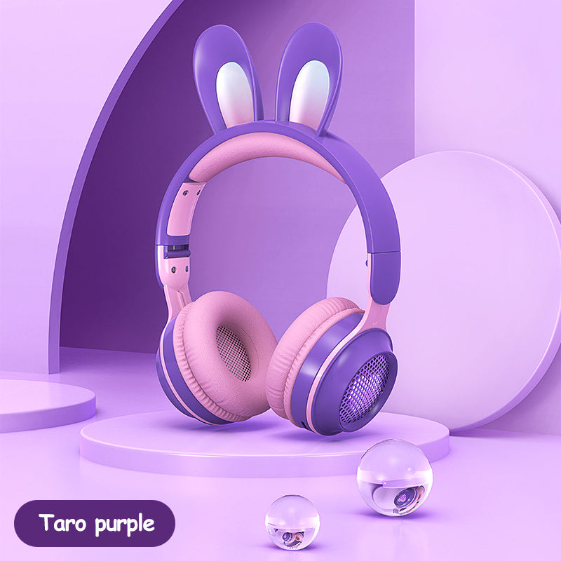 Rabbit Ear Headphones Wireless Luminous Extendable Wheat Headphones - The Number 1 Things