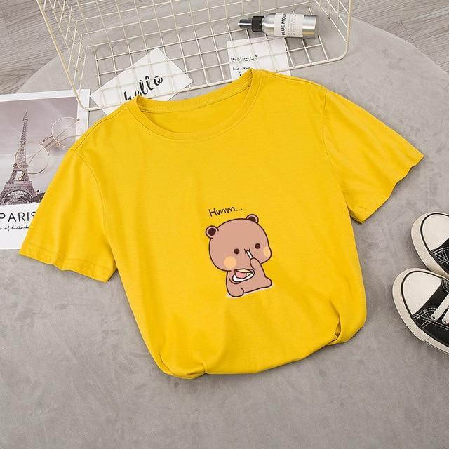 Cute Bear T-Shirt – Soft, Aesthetic & Kawaii Style