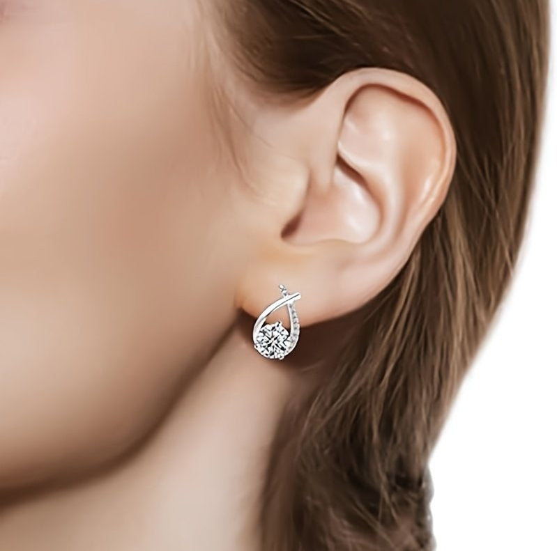 S925 Sterling Silver Minimalist Earrings For Women - The Number 1 Things