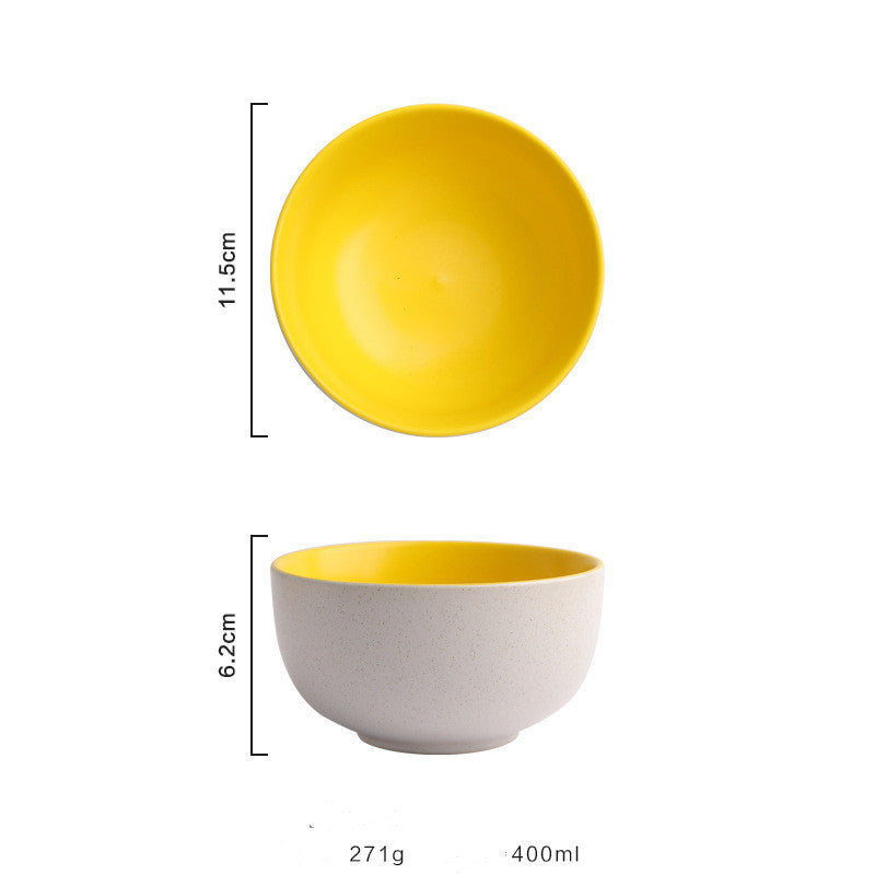 Frosted simple ceramic bowl - The Number 1 Things