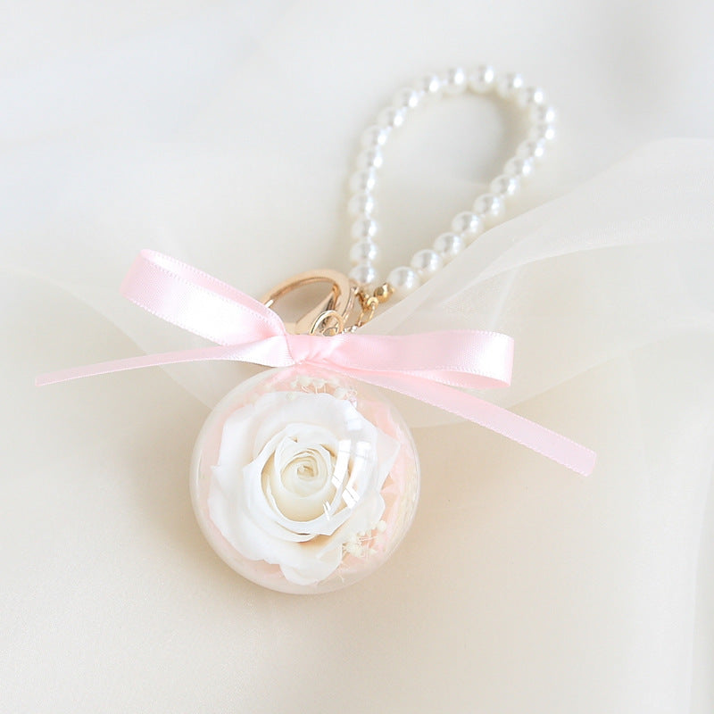 Preserved Flower Keychain Car Bag Hanging Gift - The Number 1 Things
