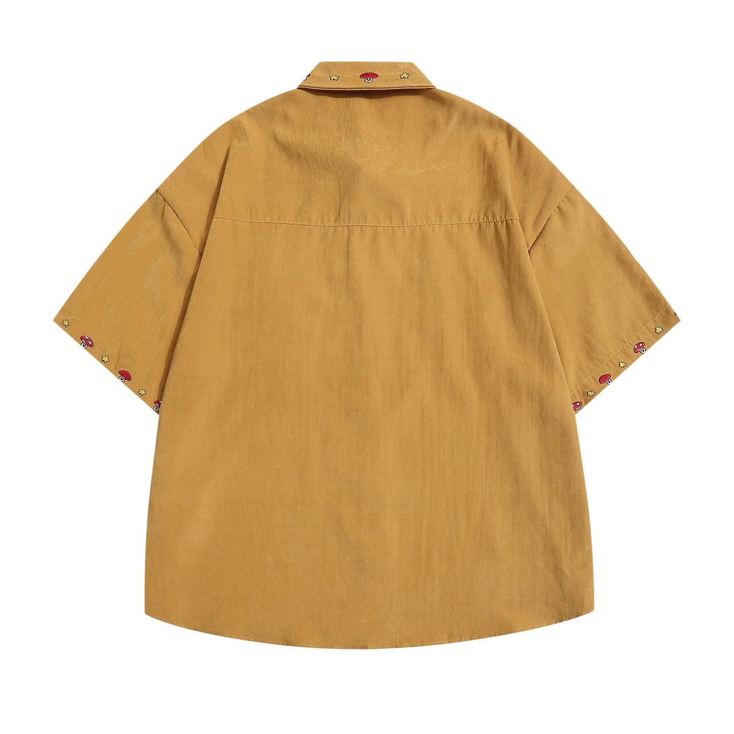 Little Bear Embroidered Shirt – Loose & Cute Fit