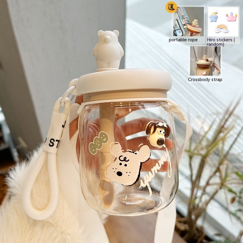 Water Cup Girl Cute Straw Blending Cup - The Number 1 Things