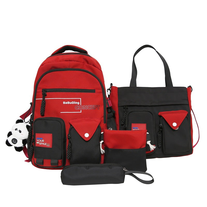 Large Capacity S Harajuku Trendy Cool All-match Schoolbag Early High School And College Student Backpack - The Number 1 Things