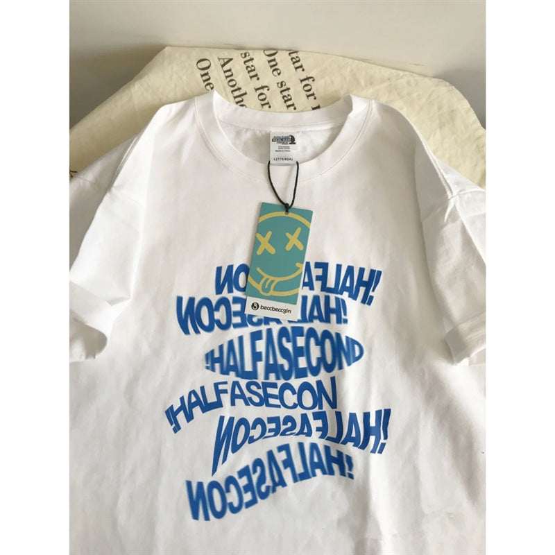 Fashion Cotton Short-sleeved T-shirt For Women