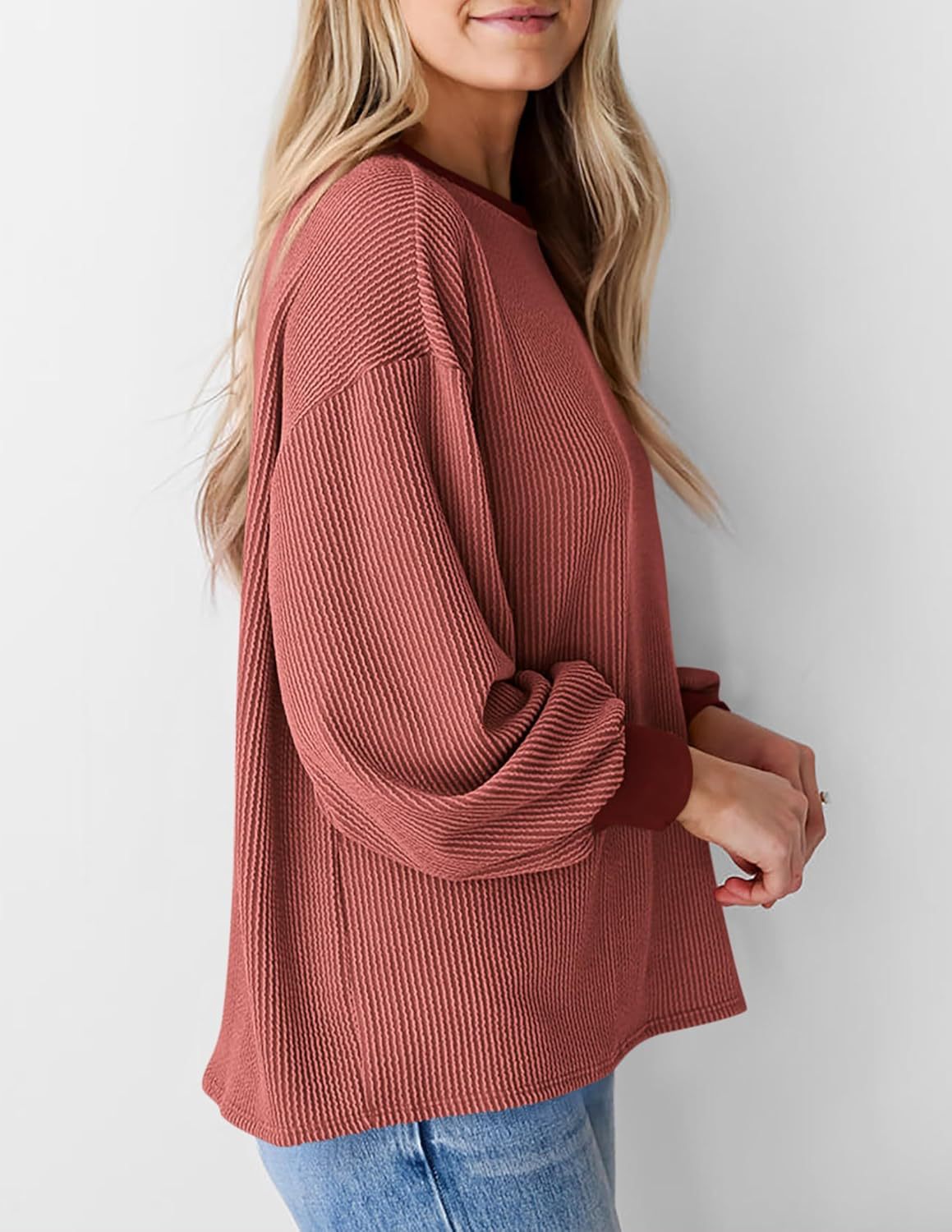 Crew Neck Sweatshirt Women's Top - The Number 1 Things