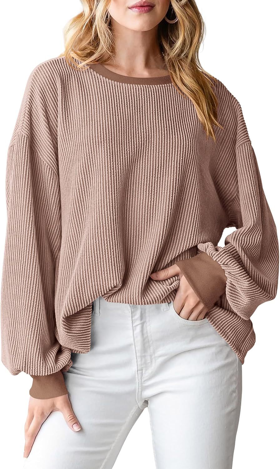 Crew Neck Sweatshirt Women's Top - The Number 1 Things