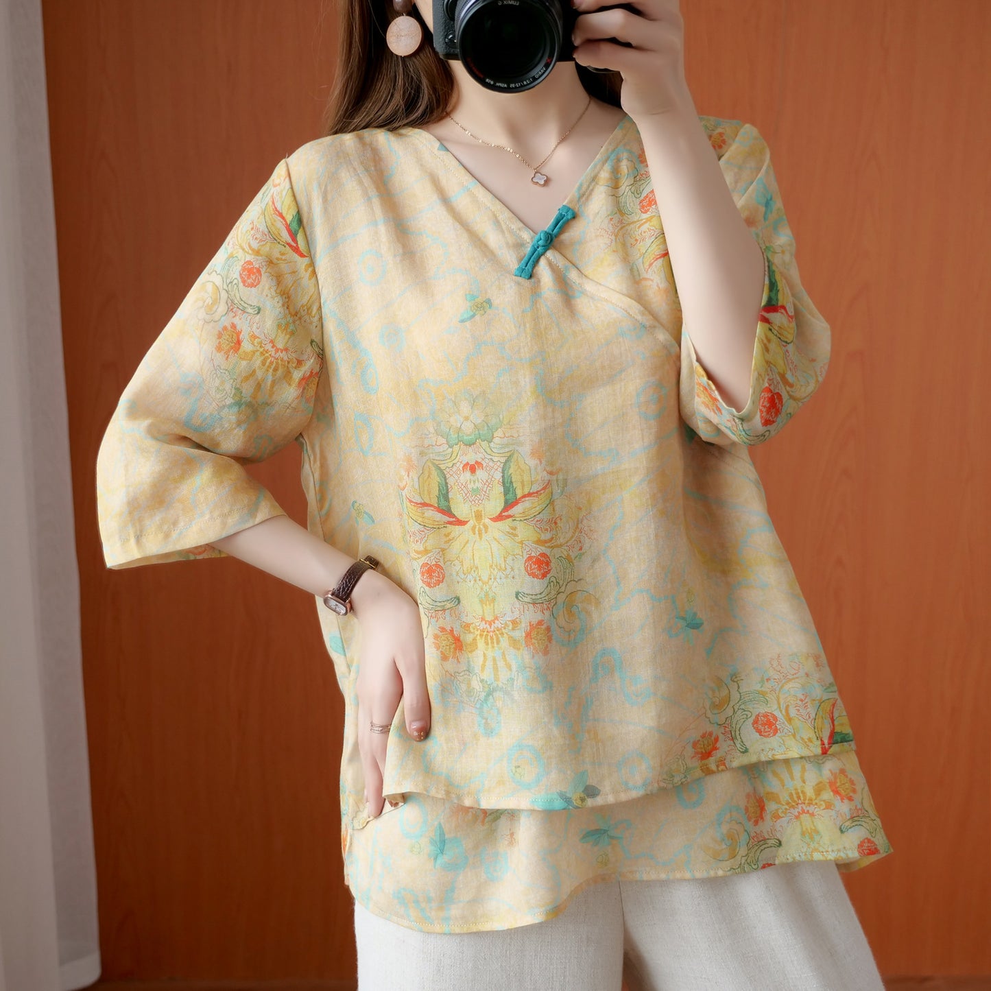 Chinese Style Retro Anti-aging Temperament Shirt Women's Summer Loose - The Number 1 Things