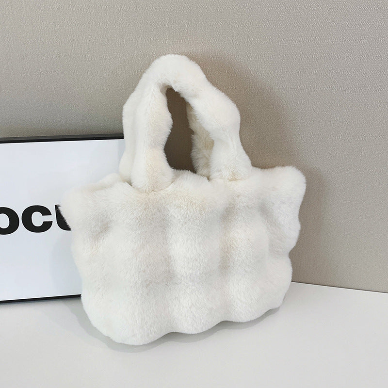 Ladies New Shoulder Large Capacity Plush Bag - The Number 1 Things