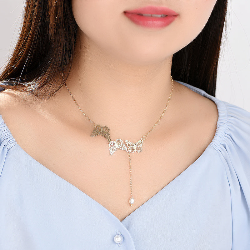 Sweet Commuter Student Necklace Pure Color Women's Jewelry - The Number 1 Things