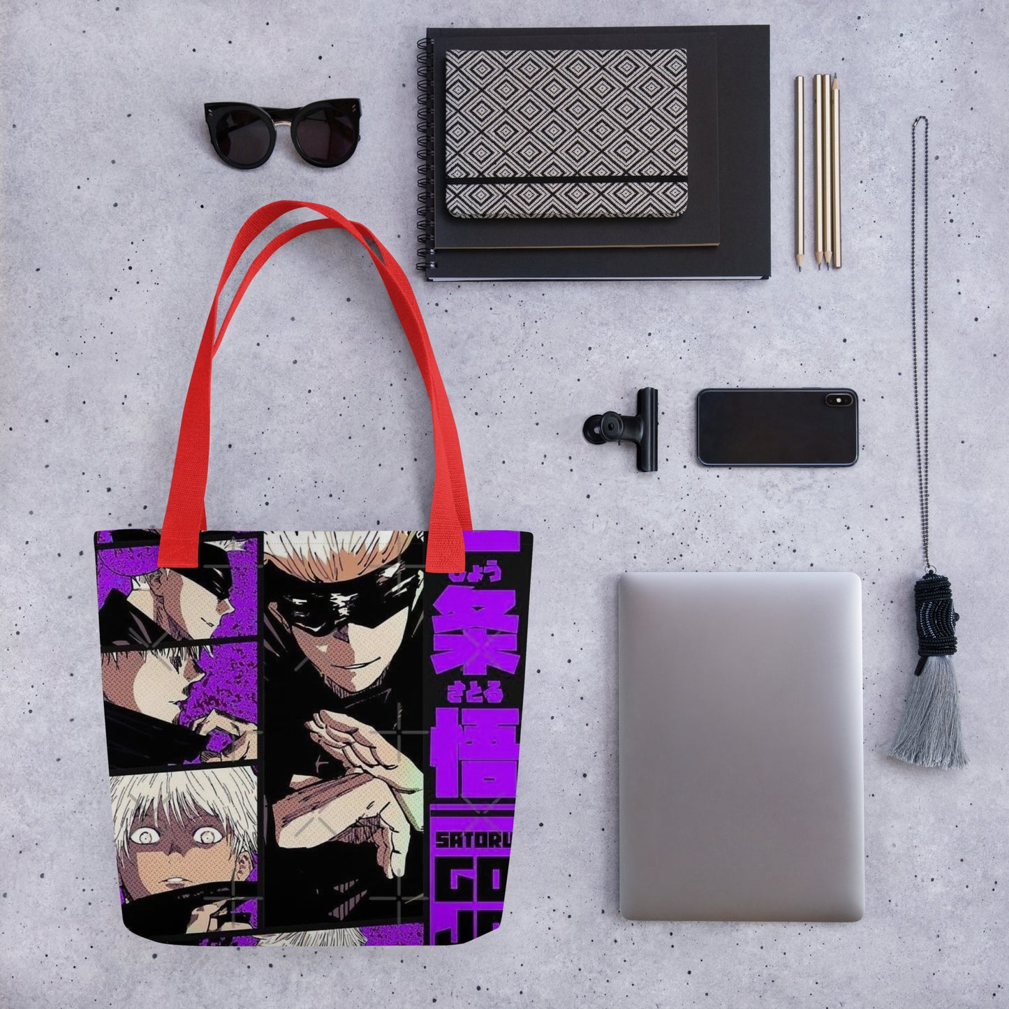 Anime Merchandise Gojo Satoru Tote bag - The Number 1 Things