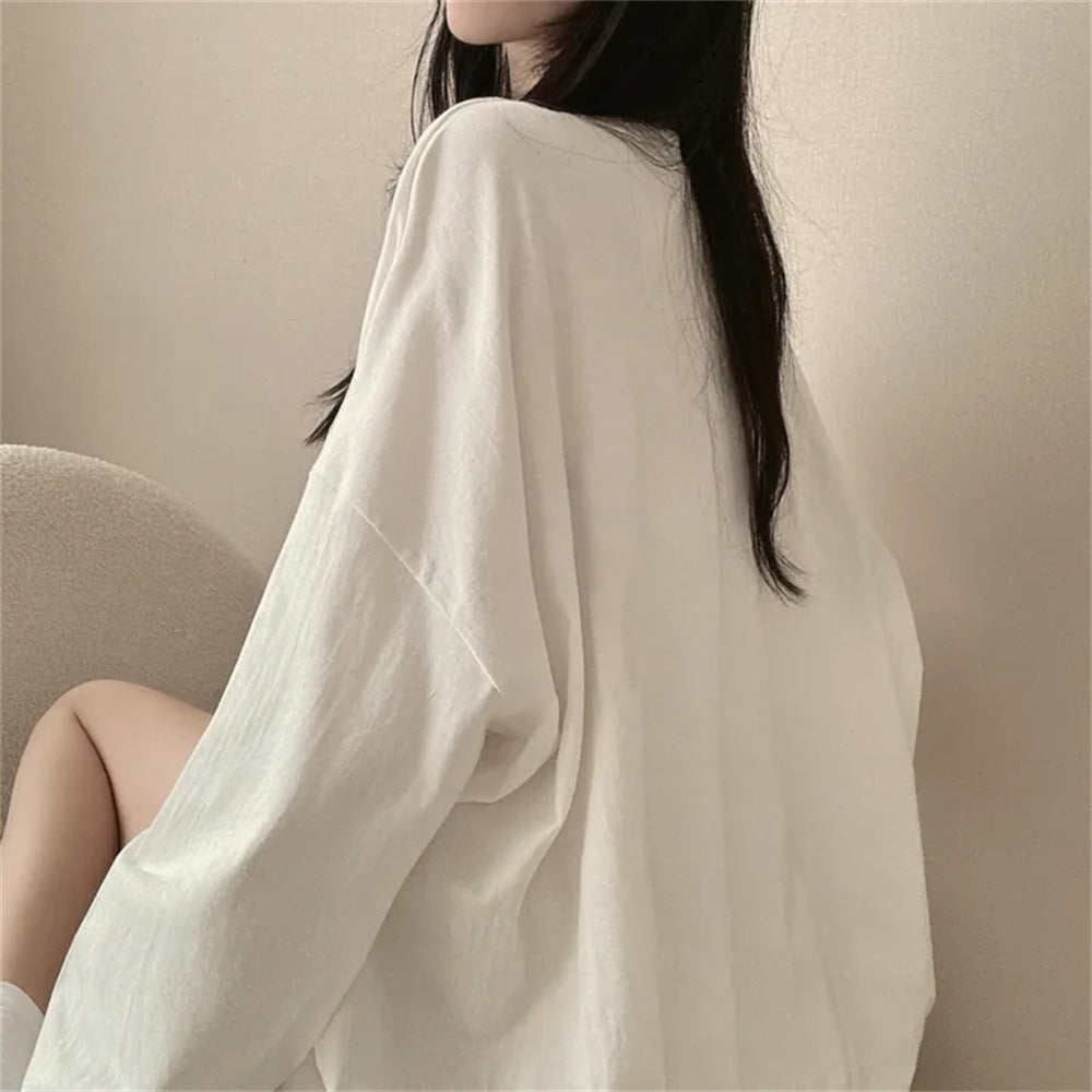 Design Sense Niche Chic Top Round Neck Mid-length - The Number 1 Things