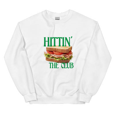European American Fashion Floral Print Crew Neck Hittin Club Sandwich Sweatshirt - The Number 1 Things