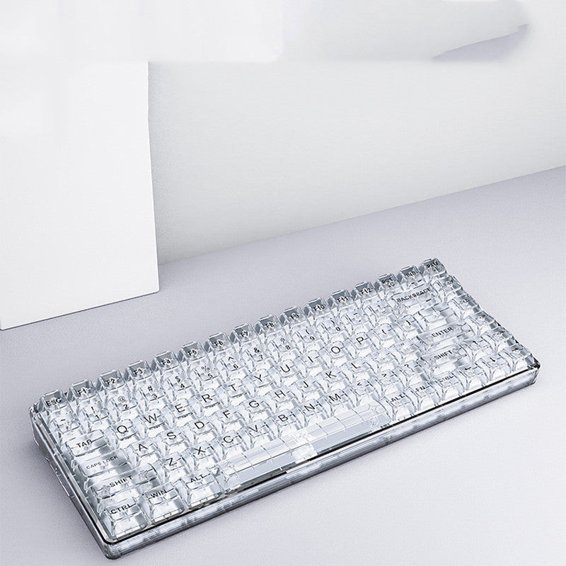 Transparent Bluetooth Wireless Tri-mode Mechanical Keyboard - The Number 1 Things