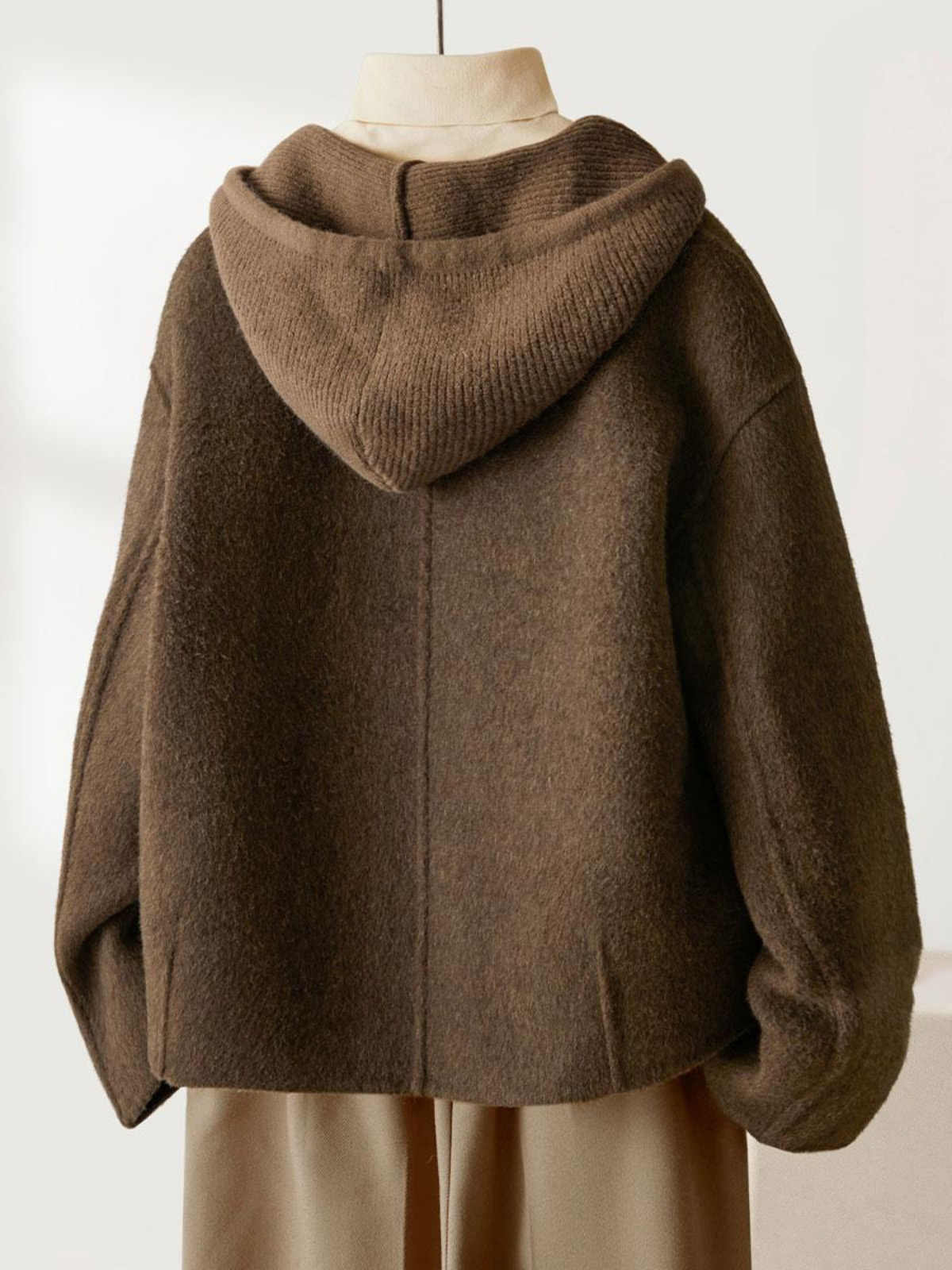 Women's Embroidered Wool Reversible Woolen Coat Slim-fit Coat - The Number 1 Things