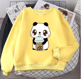 Plus Size Sweater Round Neck Printed Letters Loose Comfortable Top - The Number 1 Things