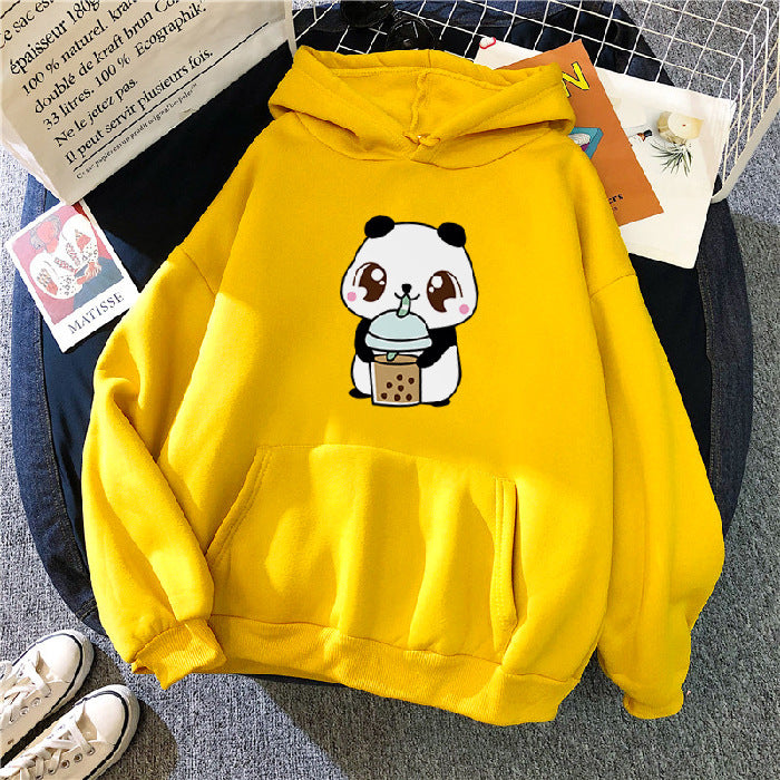 Lazy Style Loose Korean Style Hooded Top - The Number 1 Things