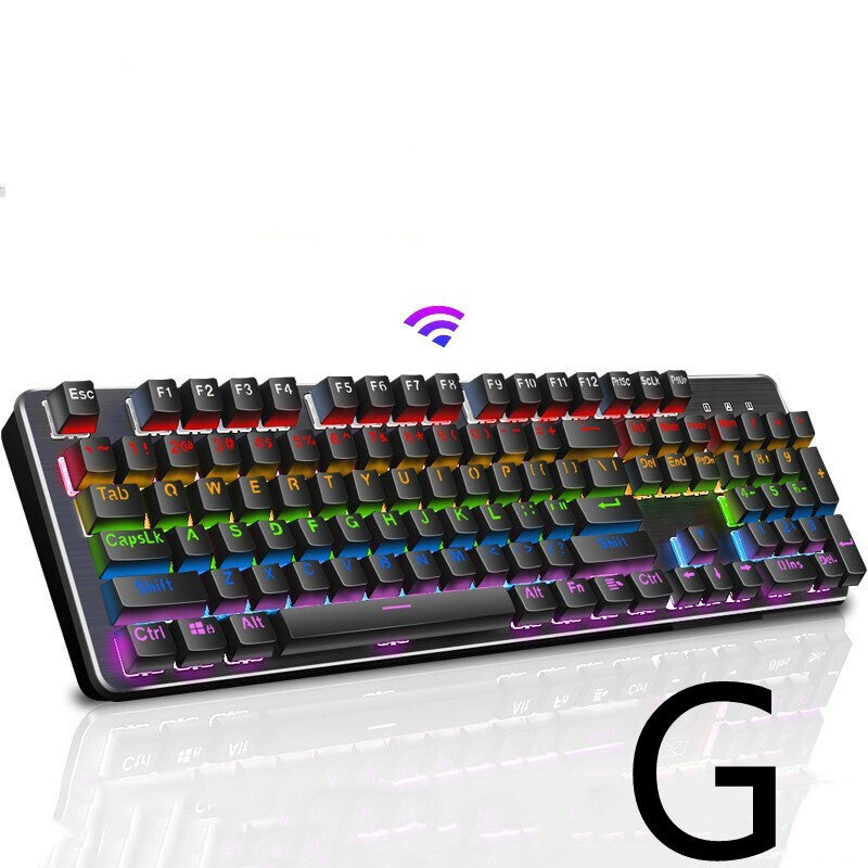 Wireless Mechanical Keyboard Mouse Set Game Office Retro - The Number 1 Things