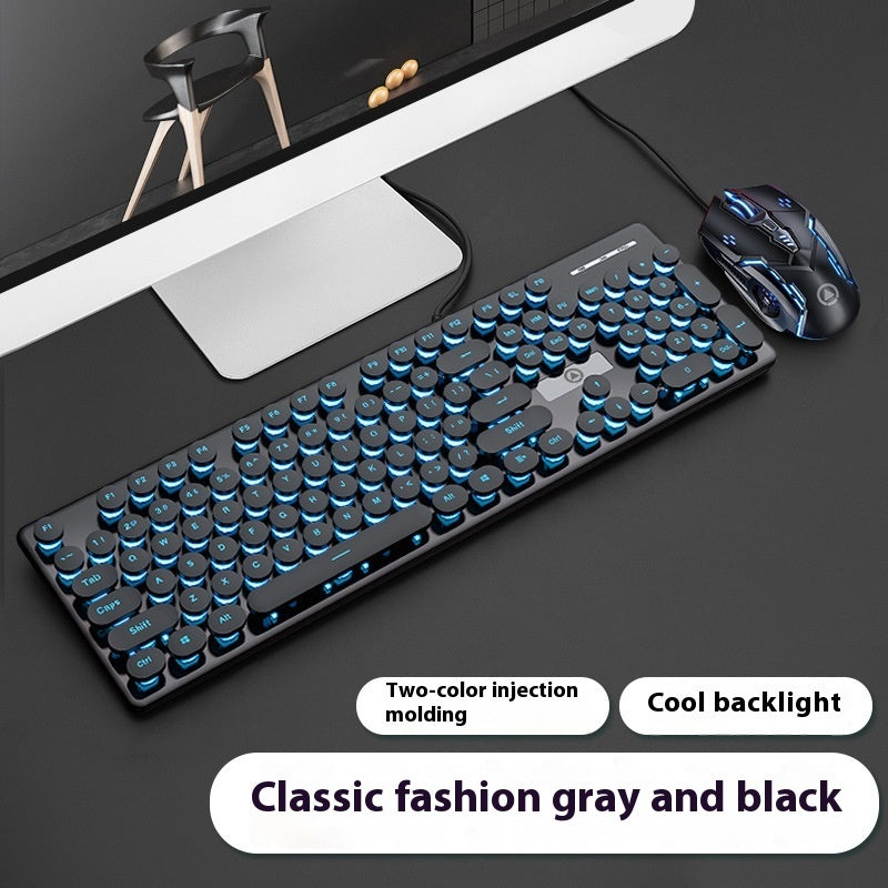 Punk Mechanical Feeling Keyboard Luminous Computer Notebook Accessories - The Number 1 Things