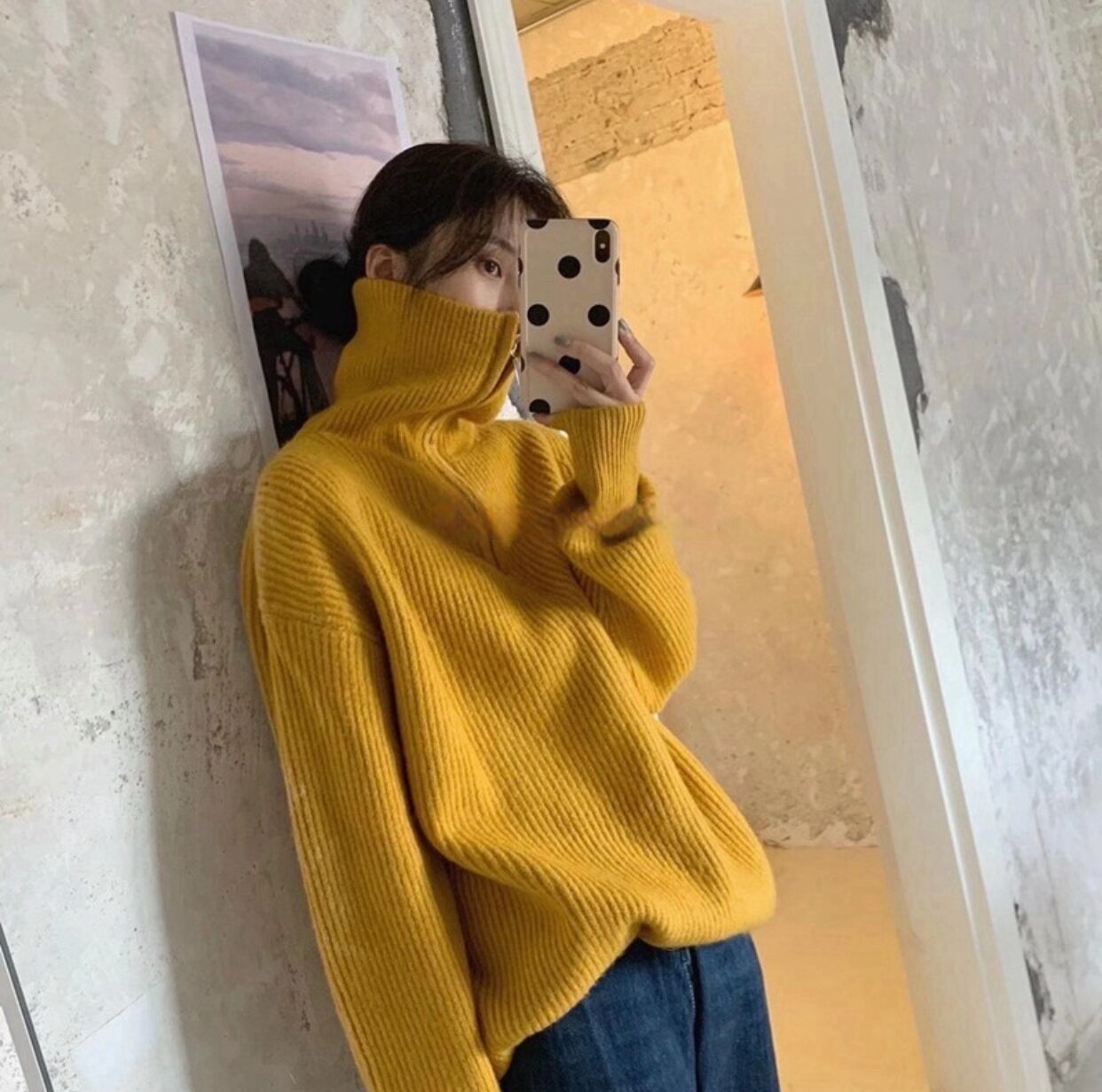 Autumn And Winter Gentle Stand Collar Sweater Cardigan Coat Loose Women - The Number 1 Things