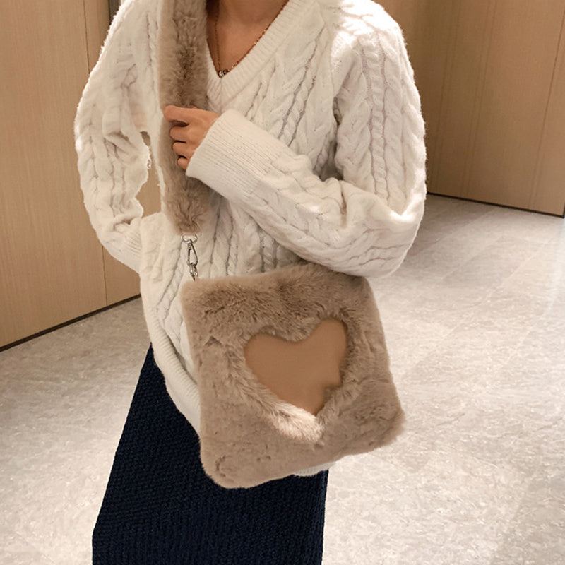 Love Handbags Winter Plush Shoulder Bags For Women - The Number 1 Things