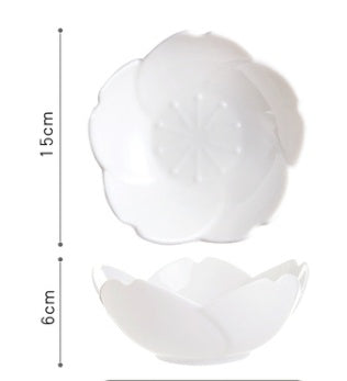 Japanese Ceramic Sakura Plate Creative Dinner Plate
