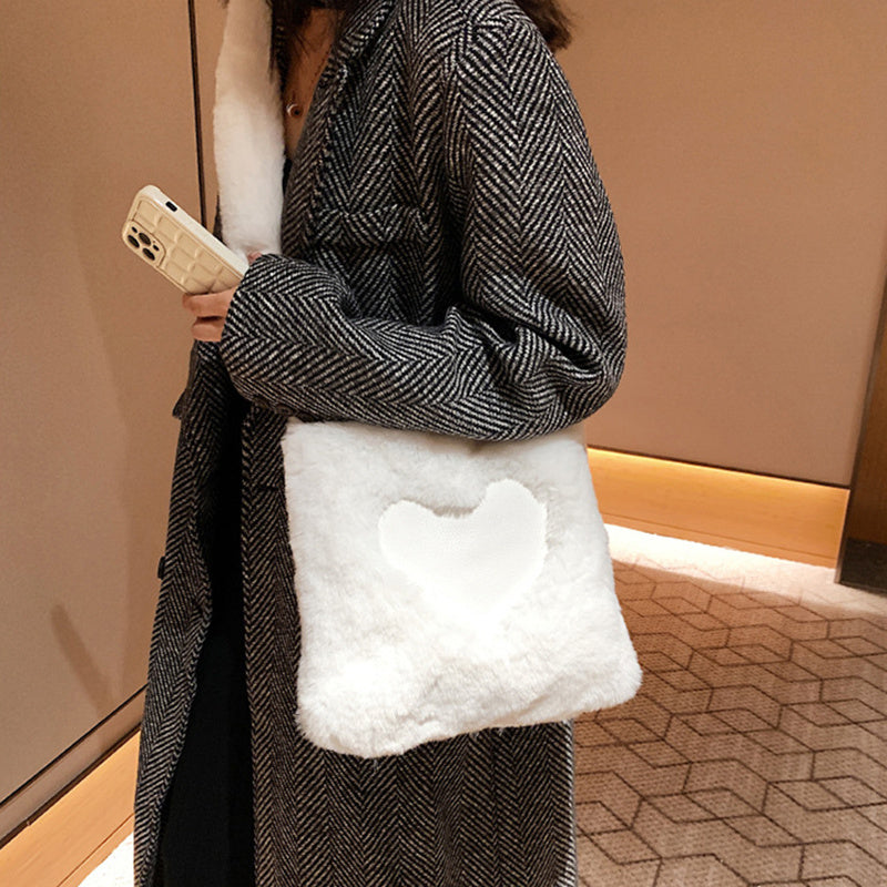 Love Handbags Winter Plush Shoulder Bags For Women - The Number 1 Things