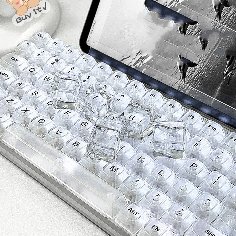 Transparent Bluetooth Wireless Tri-mode Mechanical Keyboard - The Number 1 Things