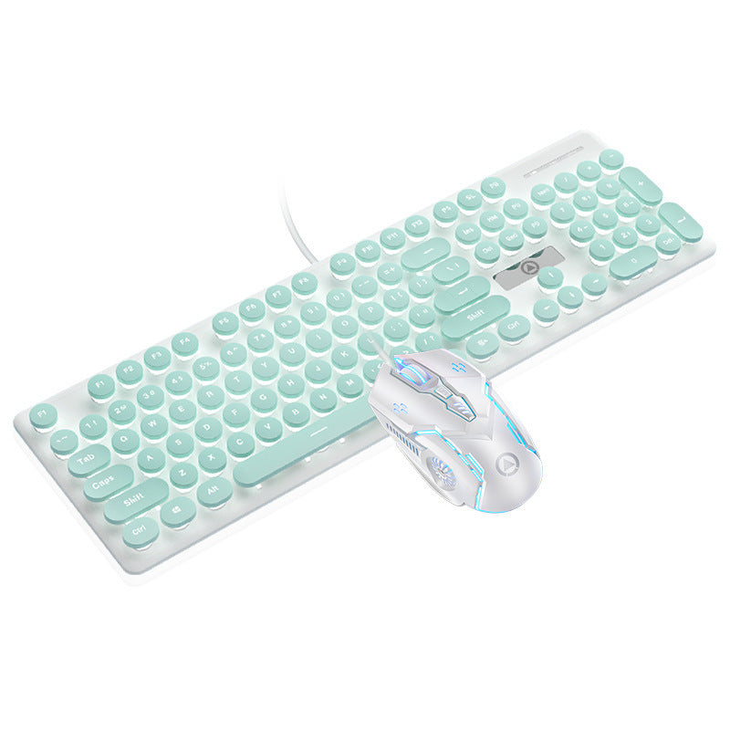 Punk Mechanical Feeling Keyboard Luminous Computer Notebook Accessories - The Number 1 Things
