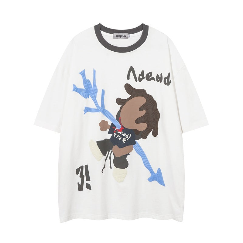 Fashion Cotton Short-sleeved T-shirt For Men And Women