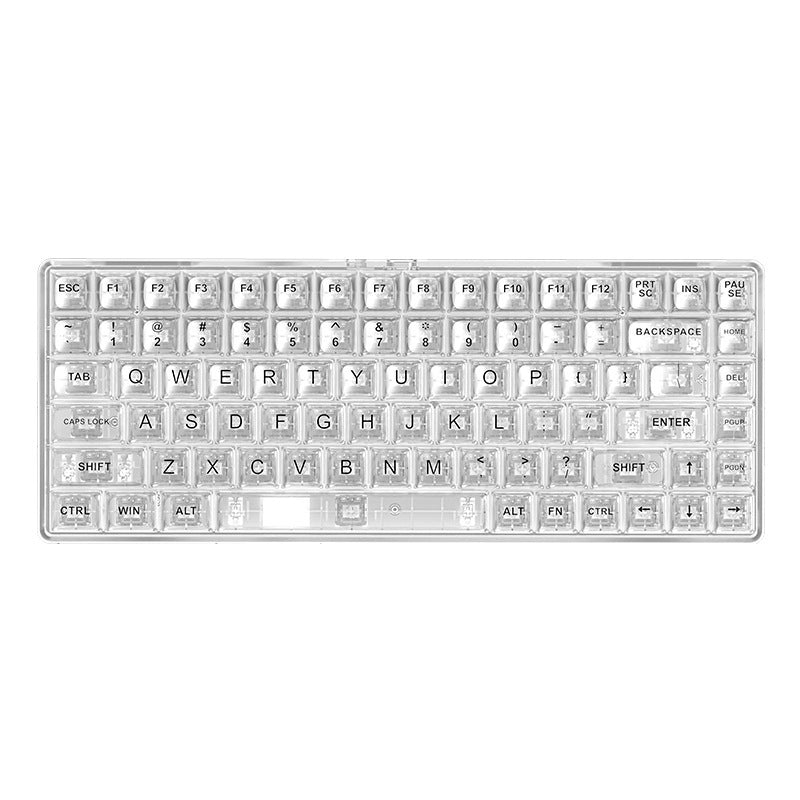 Transparent Bluetooth Wireless Tri-mode Mechanical Keyboard - The Number 1 Things