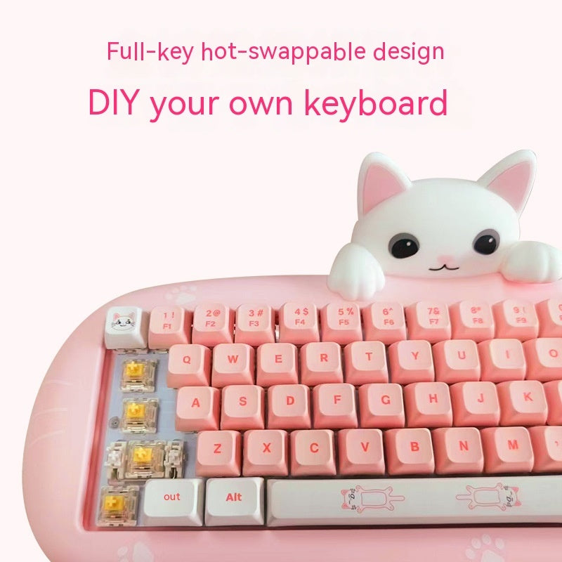 Wireless Bluetooth E-sports Games Cute Mini Office Mechanical Keyboard - The Number 1 Things