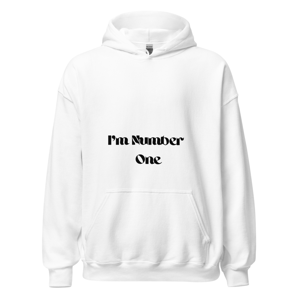White Unisex Hoodie - The Number 1 Things