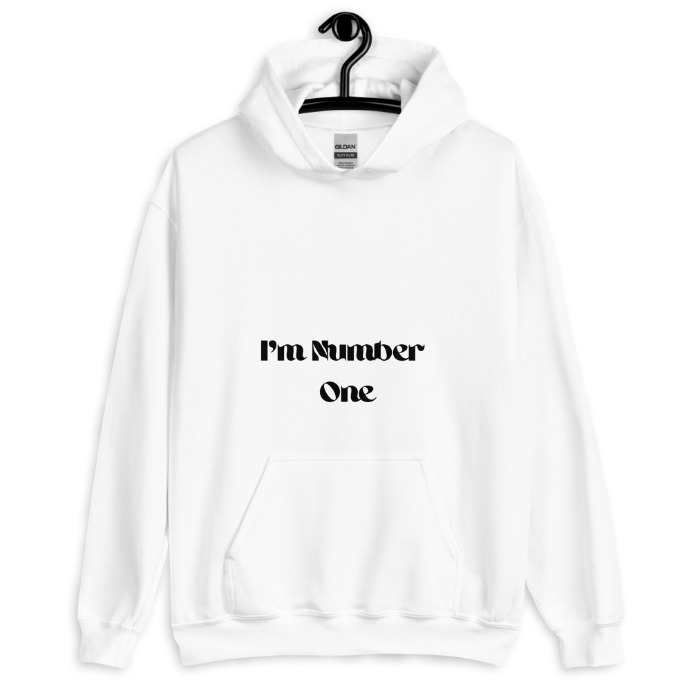 White Unisex Hoodie - The Number 1 Things