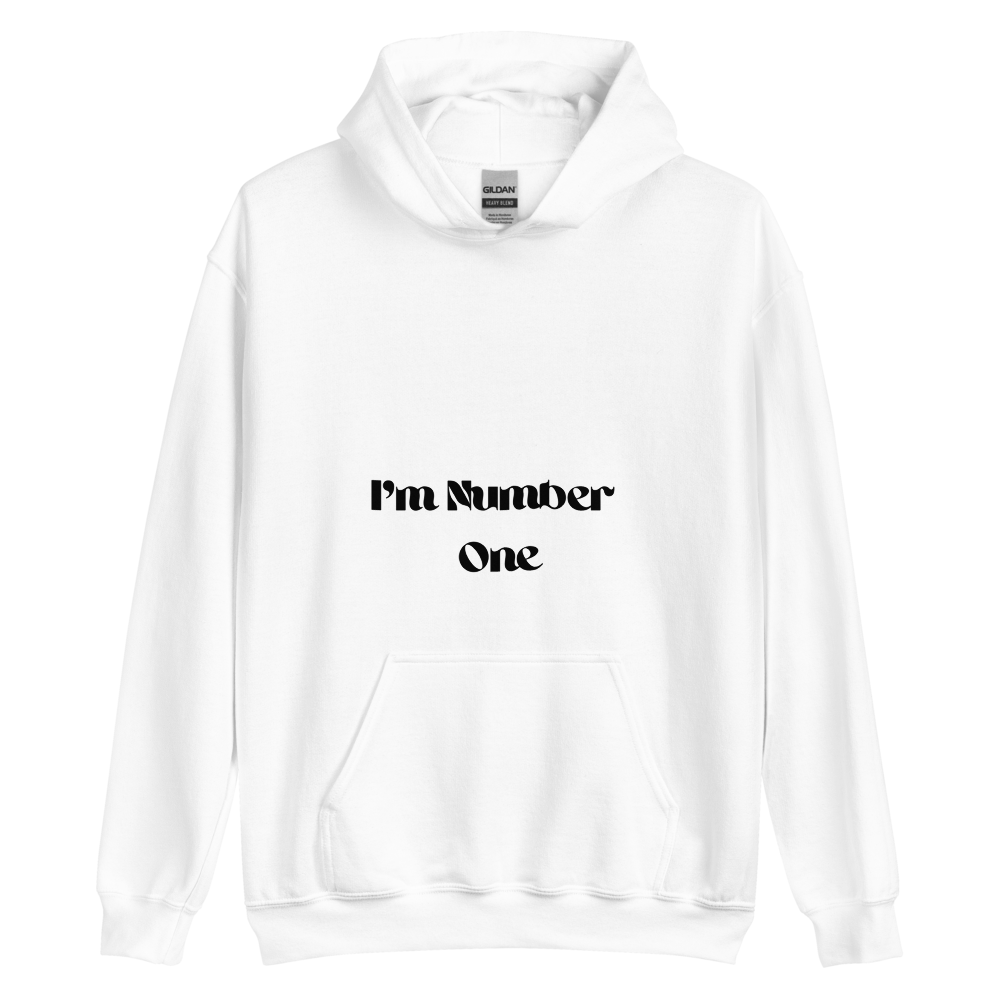 White Unisex Hoodie - The Number 1 Things
