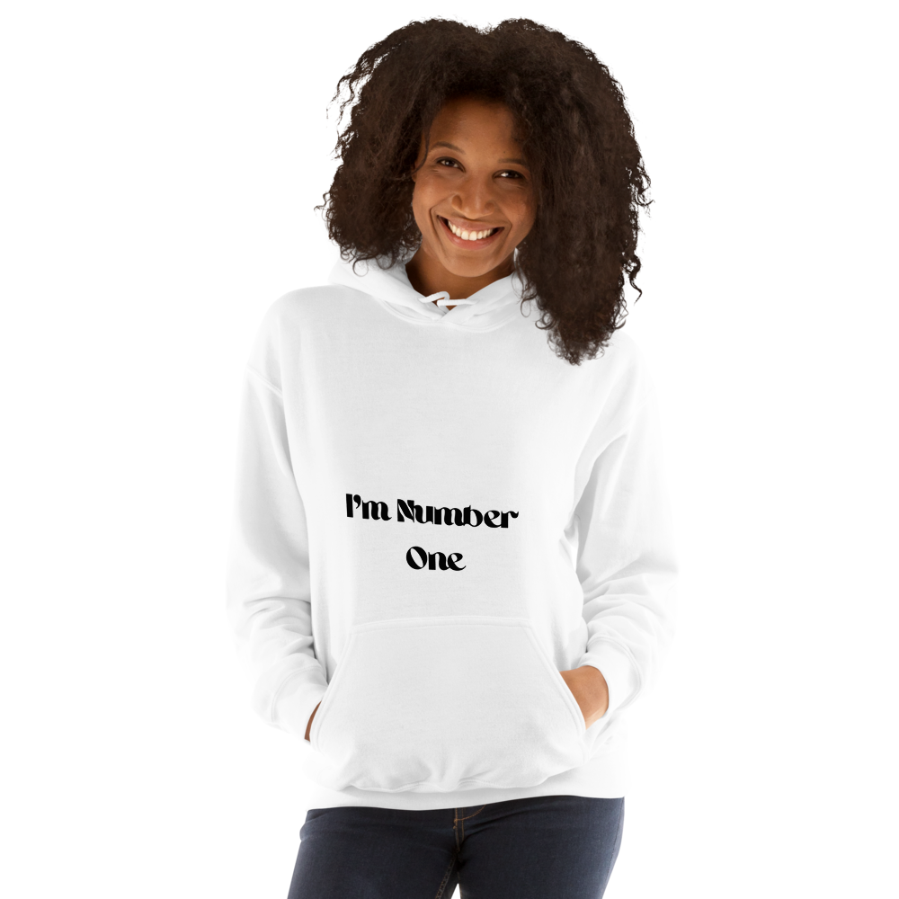 White Unisex Hoodie - The Number 1 Things