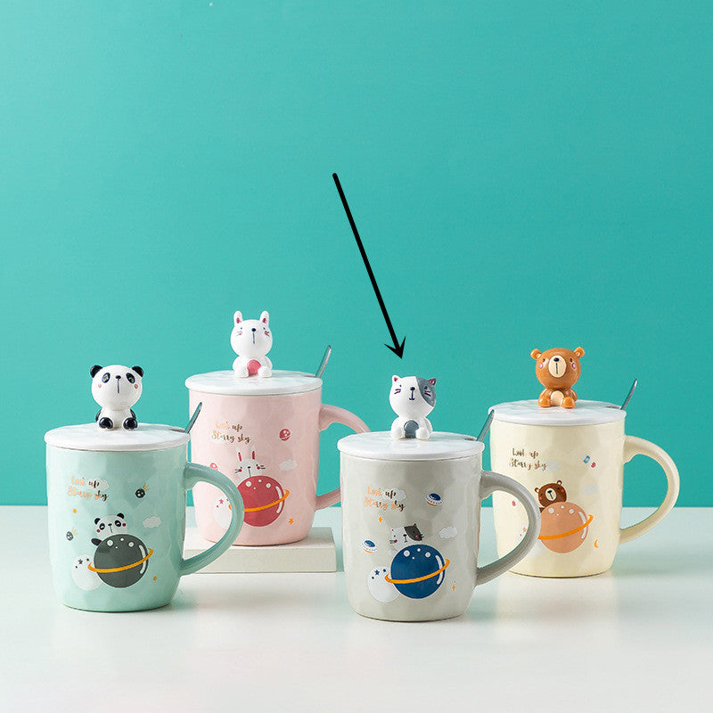 Animal Cartoon Creative Stereoscopic Mugs - The Number 1 Things
