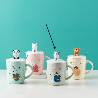 Animal Cartoon Creative Stereoscopic Mugs - The Number 1 Things