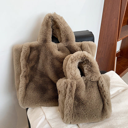 Winter Bags Chain Plush Handbag Totes Women Shoulder Bag - The Number 1 Things