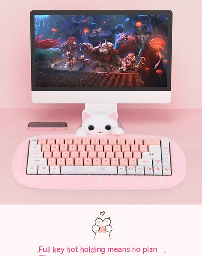 Wireless Bluetooth E-sports Games Cute Mini Office Mechanical Keyboard - The Number 1 Things