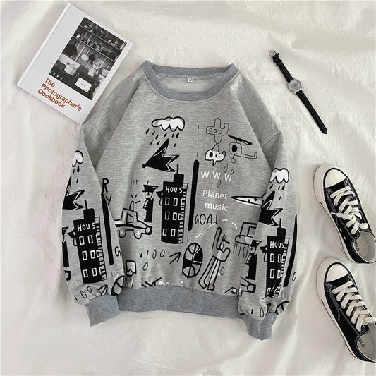 Korean Style Loose Top For Casual Sports Students - The Number 1 Things