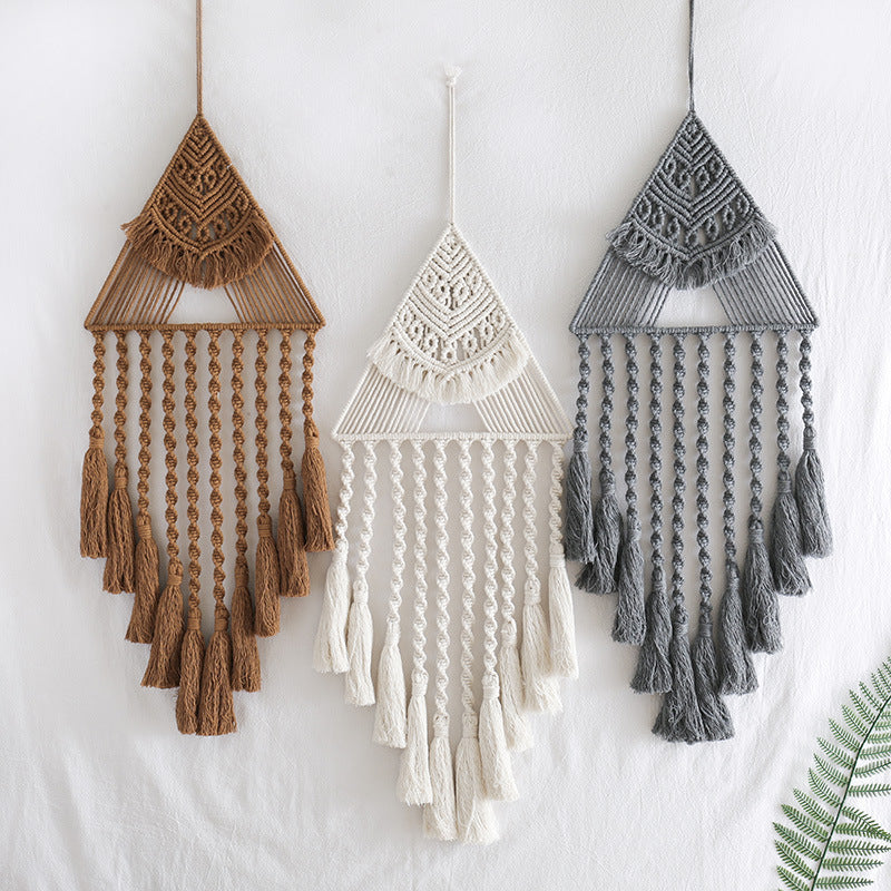 Handwoven Home Decor Triangle Dream Catcher Pendant - The Number 1 Things