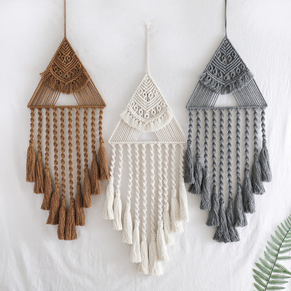 Handwoven Home Decor Triangle Dream Catcher Pendant - The Number 1 Things