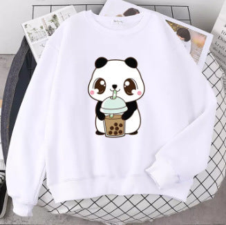 Plus Size Sweater Round Neck Printed Letters Loose Comfortable Top - The Number 1 Things