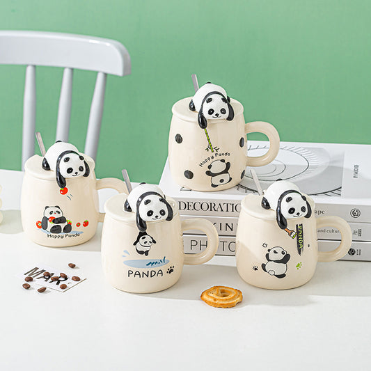 Lying Bear Interactive Cup With Cover With Spoon - The Number 1 Things